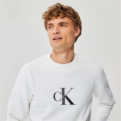 Calvin klein beyaz sweatshirt